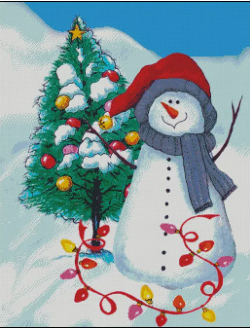 (image for) Trimming the Tree Snowman